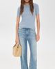 B Sides B Sides Double Tee Light Blue/Bright Blue - 5