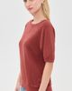 B Sides B Sides Short Sleeve Sweatshirt Faded Tomato - 4