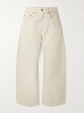 B SIDES Floppy relaxed mid-rise barrel-leg jeans