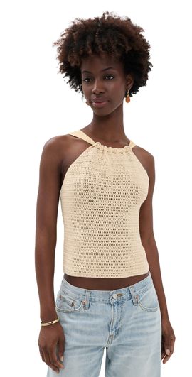 ba & sh ba & sh Cedric Crochet Tank Top Multico