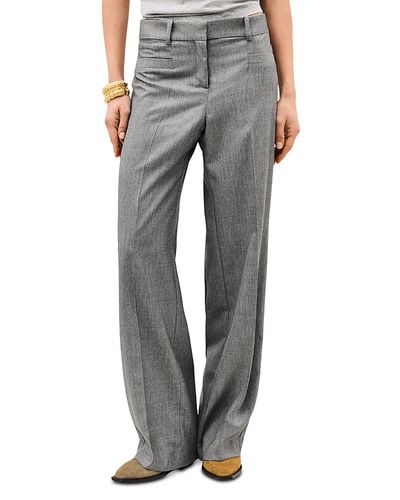 Ba & sh ba & sh Cistachio Mid Rise Wide Leg Pants