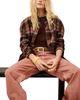 Ba & sh ba & sh Cvana Low Rise Wide Leg Jeans in Pink - 6
