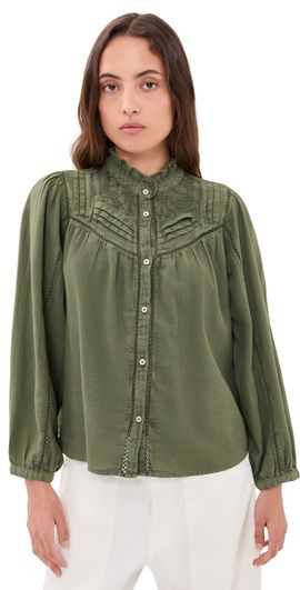 ba & sh ba & sh Gilda Blouse Kaki