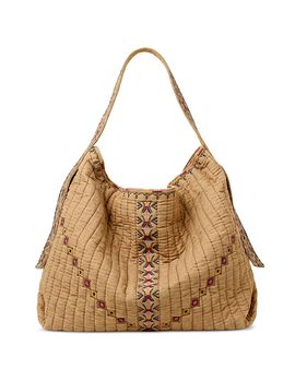 Ba & sh ba & sh Lenny Extra Large Embroidered Cotton Tote