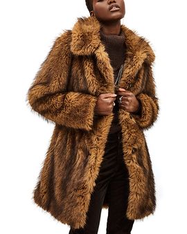 Ba & sh Ba & sh Lestor Faux Fur Coat