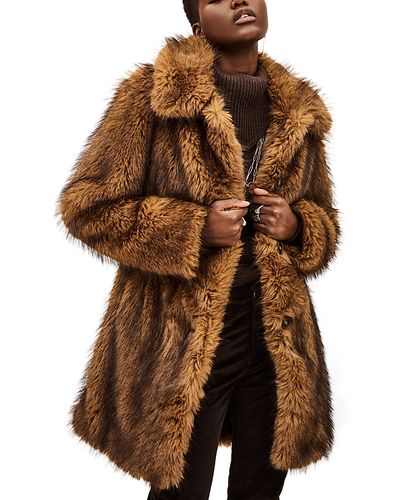 Ba & sh Ba & sh Lestor Faux Fur Coat