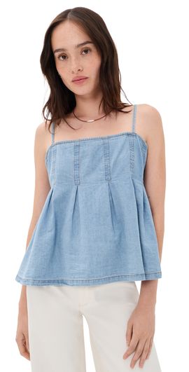 ba & sh ba & sh Lucina Top LIGHTUSEDBLUE