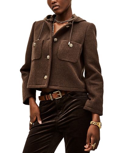 Ba & sh ba & sh Merry Fitted Hooded Jacket