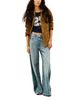 Ba & sh ba & sh Mislav Mid Rise Wide Leg Jeans in Blue Jeans - 2