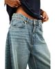 Ba & sh ba & sh Mislav Mid Rise Wide Leg Jeans in Blue Jeans - 4