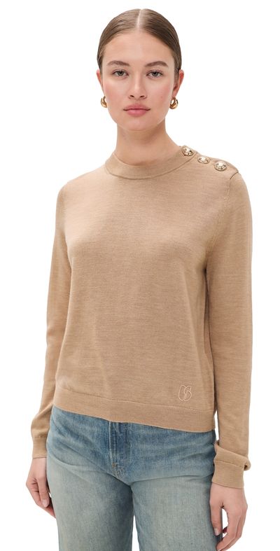 ba & sh ba & sh Pull Byleil Sweater Beige Chine