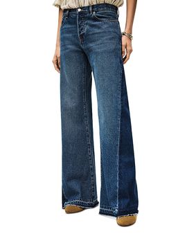Ba & sh ba & sh Vadou High Rise Wide Leg Jeans in Light Used Blue