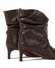 Ba & sh ba & sh Women's Lowcovilla Ruched Leather Ankle Boots - 4