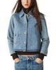 Ba & sh bas & sh Tiny Denim Jacket - 1