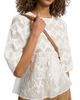 ba & sh Women's Apollon Embroidered Babydoll Top - 6