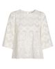 ba & sh Women's Apollon Embroidered Babydoll Top - 8
