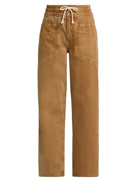 ba & sh Women's Fima Cotton-Linen Drawstring Pants