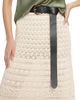 ba & sh Women's Josh Cotton Crochet Maxi Skirt - 6