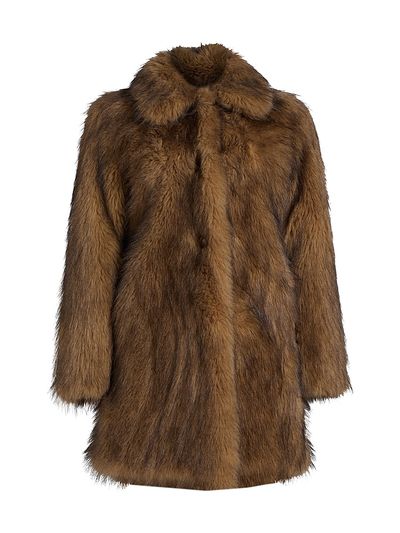 ba & sh Women's Lestor Faux-Fur Oversized Coat