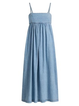 ba & sh Women's Luigia Chambray Midi-Dress