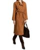 ba & sh Women's Matte Suede Trench Coat - 2
