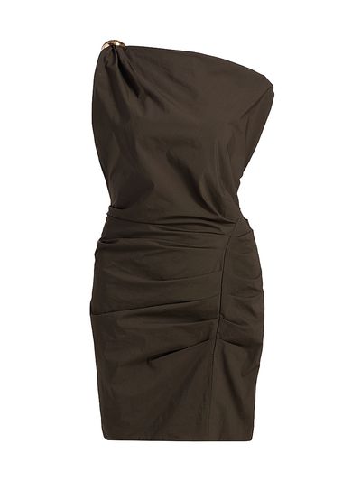 ba & sh Women's Osiris Ruched Off-The-Shoulder Minidress