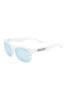 Babiators Babiators Kids' 44mm Blue Series Mirrored Polarized Navigator Sunglasses