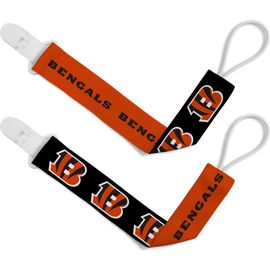 BABY FANATIC BABY FANATIC Cincinnati Bengals Pacifier Clip 2-Pack