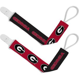 BABY FANATIC BABY FANATIC Georgia Bulldogs Pacifier Clip 2-Pack