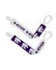 BABY FANATIC BABY FANATIC Kansas State Pacifier Clip 2-Pack - 1