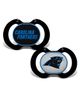 BABY FANATIC BABY FANATIC Masterpieces Carolina Panthers Pacifier 2-pack Nfl Team Logo - Silicone Bpa-free - 2 Pack - 1