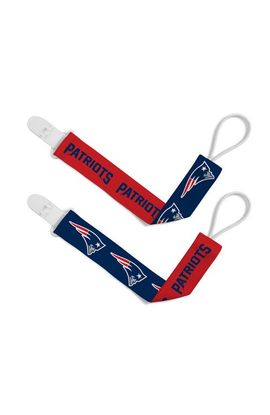 BABY FANATIC BABY FANATIC New England Patriots Pacifier Clip 2Pack