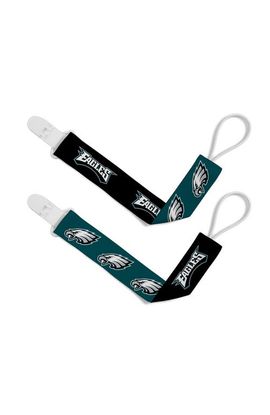 BABY FANATIC BABY FANATIC Philadelphia Eagles Pacifier Clip 2-Pack