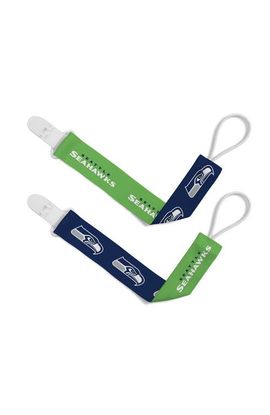 BABY FANATIC BABY FANATIC Seattle Seahawks Pacifier Clip 2-Pack