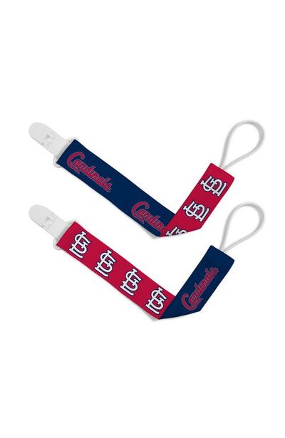 BABY FANATIC BABY FANATIC St. Louis Cardinals Pacifier Clip 2-Pack