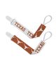 BABY FANATIC BABY FANATIC Texas Longhorns Pacifier Clip 2-Pack - 1
