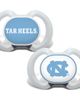BABY FANATIC BABY FANATIC UNC Tar Heels Pacifier 2-Pack - 1