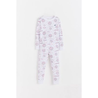 Babycottons Babycottons Atlanta Snug Fireworks Pajamas For Toddlers