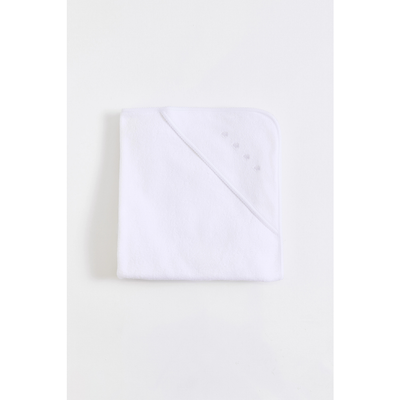 Babycottons Babycottons Logo Hooded Towel with Glove for