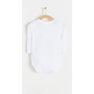 Babycottons Babycottons Logo Long Sleeve Bodysuit 2-Pack for