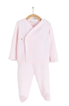 Babycottons Babycottons Premium Peruvian Pima Cotton Logo Top & Pants Set for