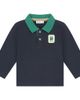 BABYFACE BABYFACE Contrast Collar Long Sleeve Polo (baby) - 1