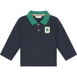 BABYFACE BABYFACE Contrast Collar Long Sleeve Polo (baby)