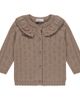 BABYFACE BABYFACE Heart Pointelle Collar Cardigan - 1