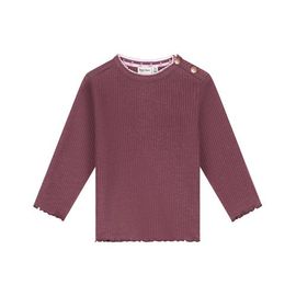 BABYFACE BABYFACE Picot Trim Ribbed Long Sleeve Tee (baby)