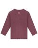 BABYFACE BABYFACE Picot Trim Ribbed Long Sleeve Tee (baby) - 2