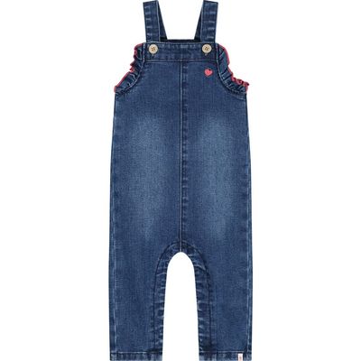 BABYFACE BABYFACE Ruffle Pocket Denim Overalls (baby)