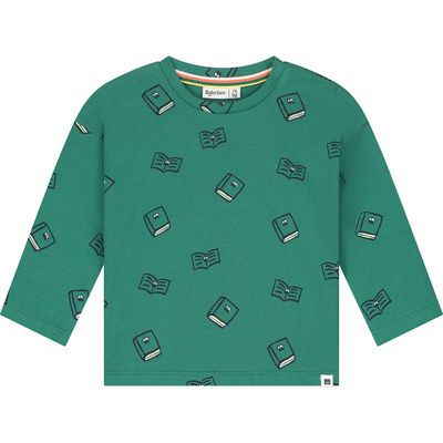 BABYFACE BABYFACE Tonal Book Print Long Sleeve Tee (baby)