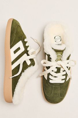 Back 70 Easter Sherpa Fleece Mule Sneakers