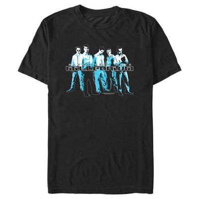 Backstreet Boys Men's Backstreet Boys Blue Millennium Graphic T-Shirt